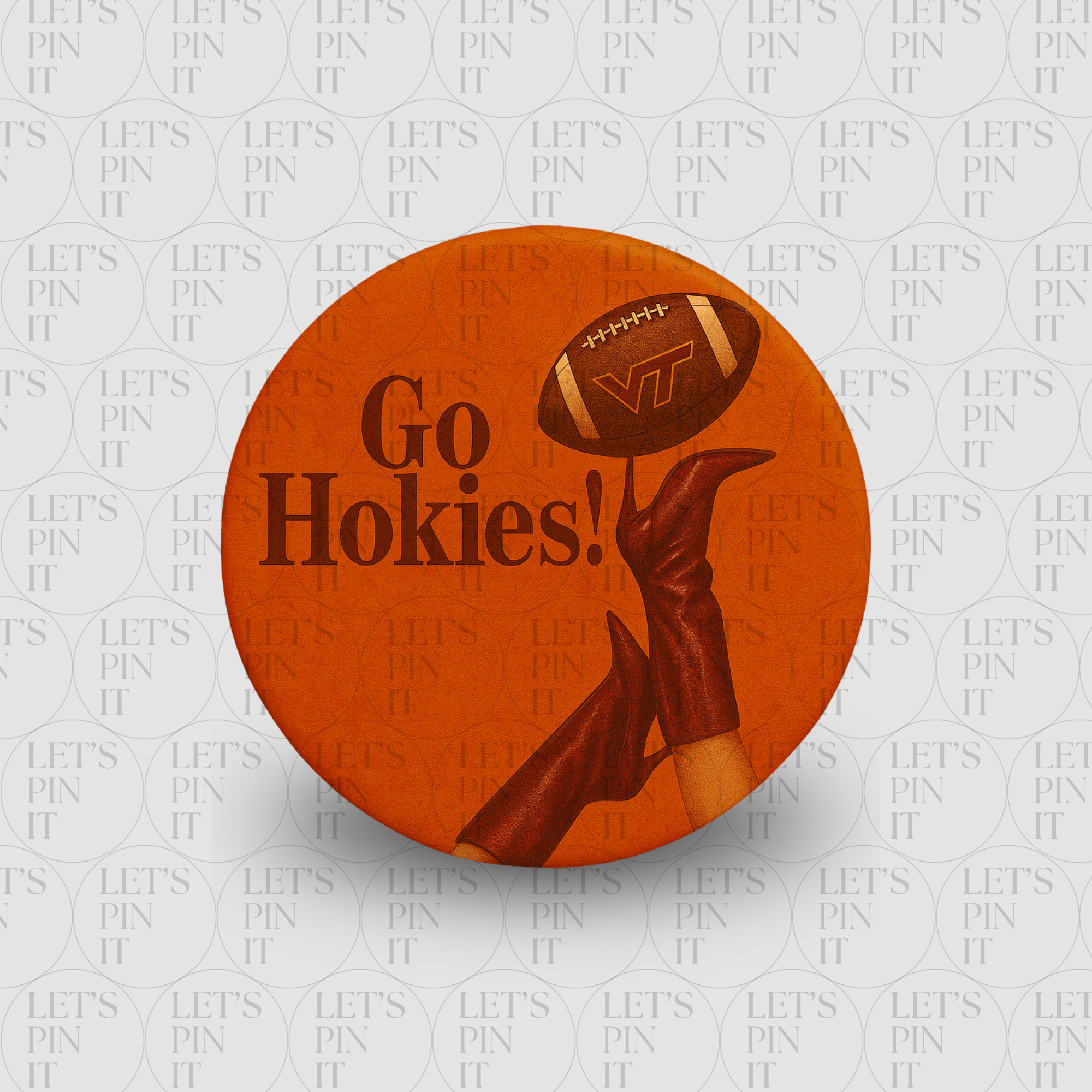 GO HOKIES! (orange)