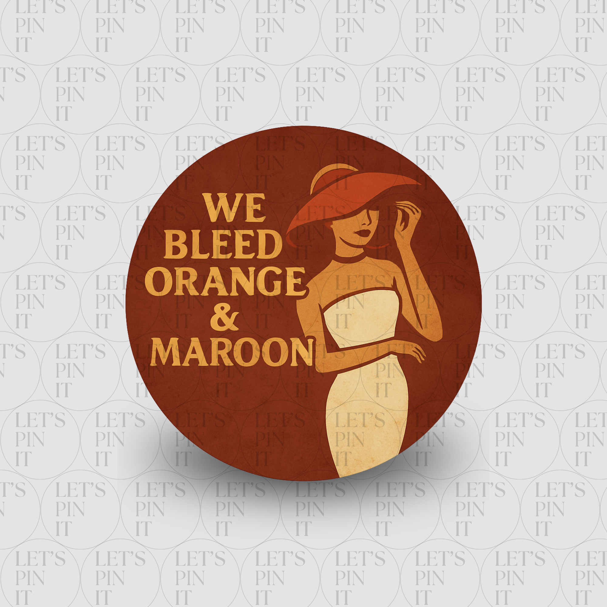 WE BLEED ORANGE & MAROON