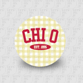 PLAID CHI OMEGA